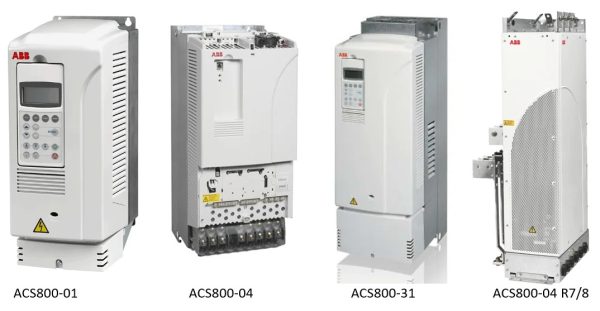 درایو ABB سری ACS800 با قابلیت DTC در چهار توان مختلف