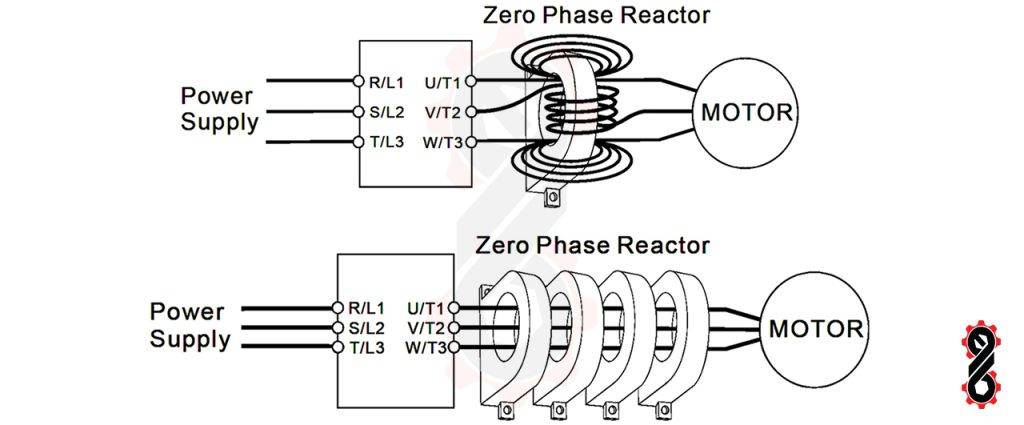استفاده از چوک (رِاَکتور فاز صفر) در مدار راه‌اندازی موتور