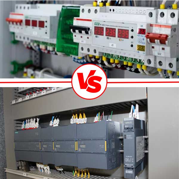 مقایسه تابلو PLC با تابلو رله کنتاکتوری: کدام مناسب‌تر است؟