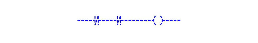 گیت NOR در PLC (خروجی غیرفعال)