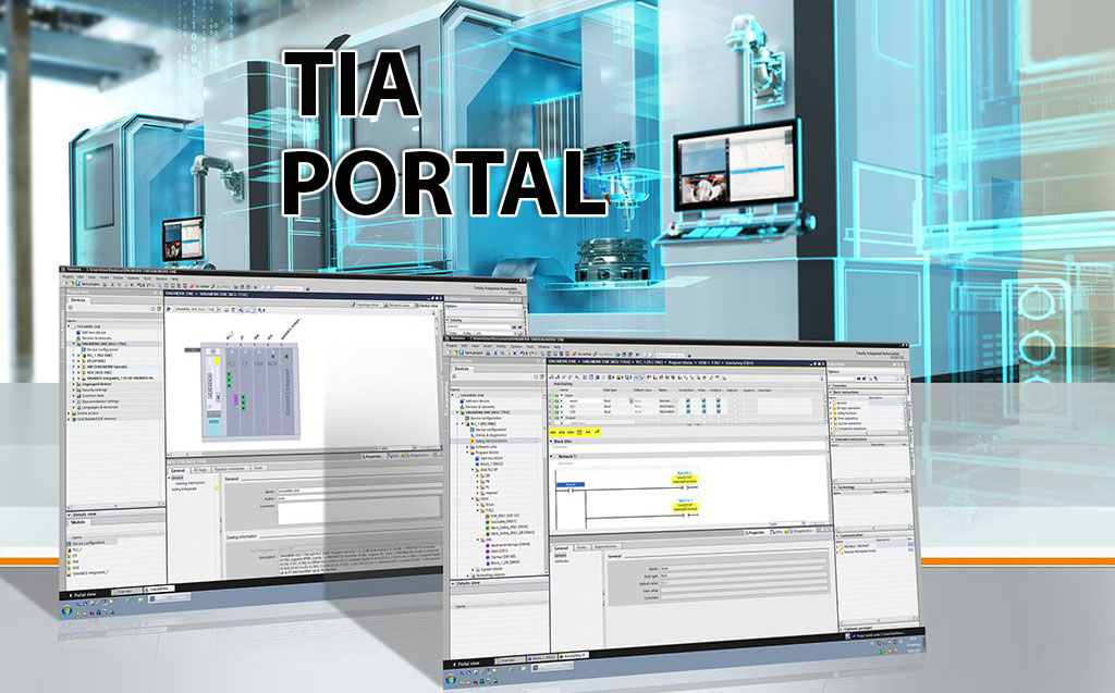 شکل ۲- محیط نرم‌افزار TIA Portal