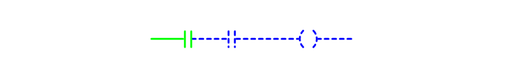 گیت AND در PLC (خروجی غیرفعال)