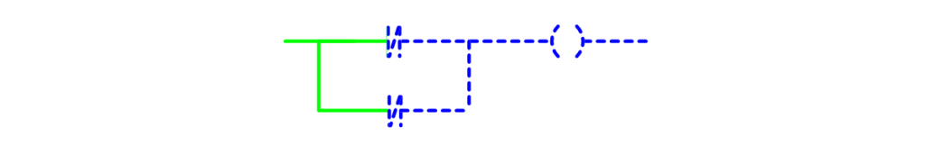 گیت NAND در PLC (خروجی غیرفعال)