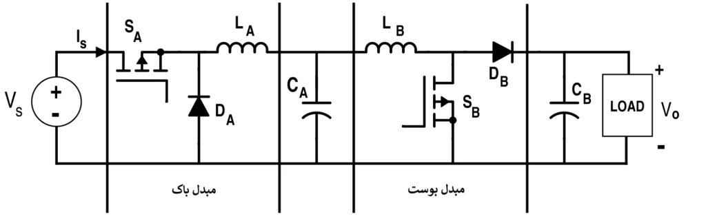 شماتیک مبدل باک-بوست